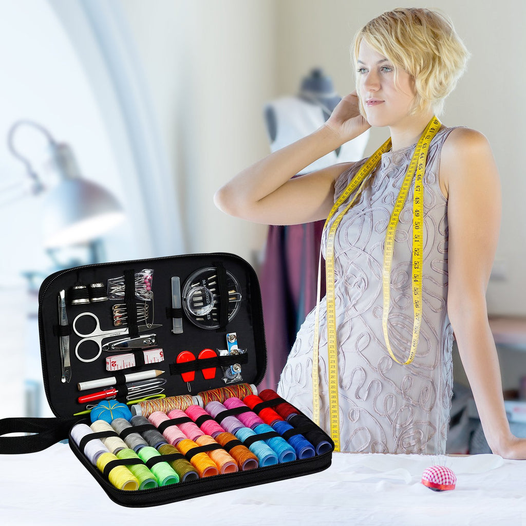70Pcs/Set Portable Travel Sewing Box Kitting